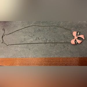 Gently used Beautiful Pink Bow Necklace